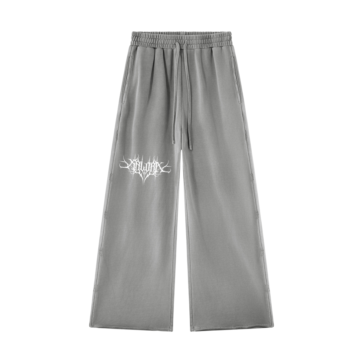 Unisex Vintage Wash Raw Edge Sweatpants