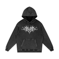 Always Seen Snow Washed Loose Cotton Hoodie